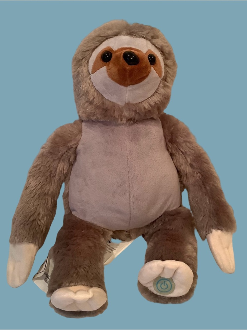 Leader Light Vibrating Massaging Soother Sloth Plush Animal 15in Tested Works